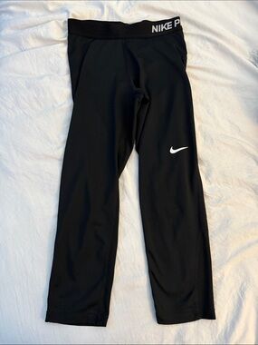 Nike Pro Women's Black 3/4 Training Capri Pants Size Small